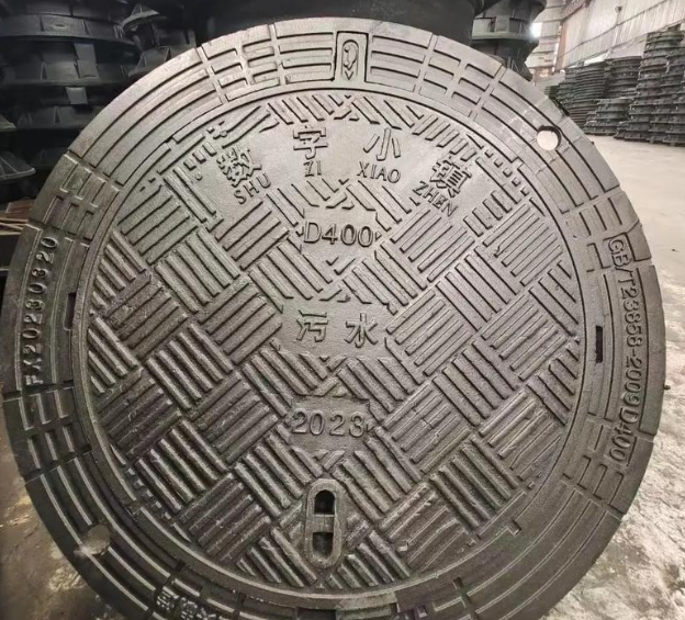 石河子乡球墨铸铁防沉降井盖展示